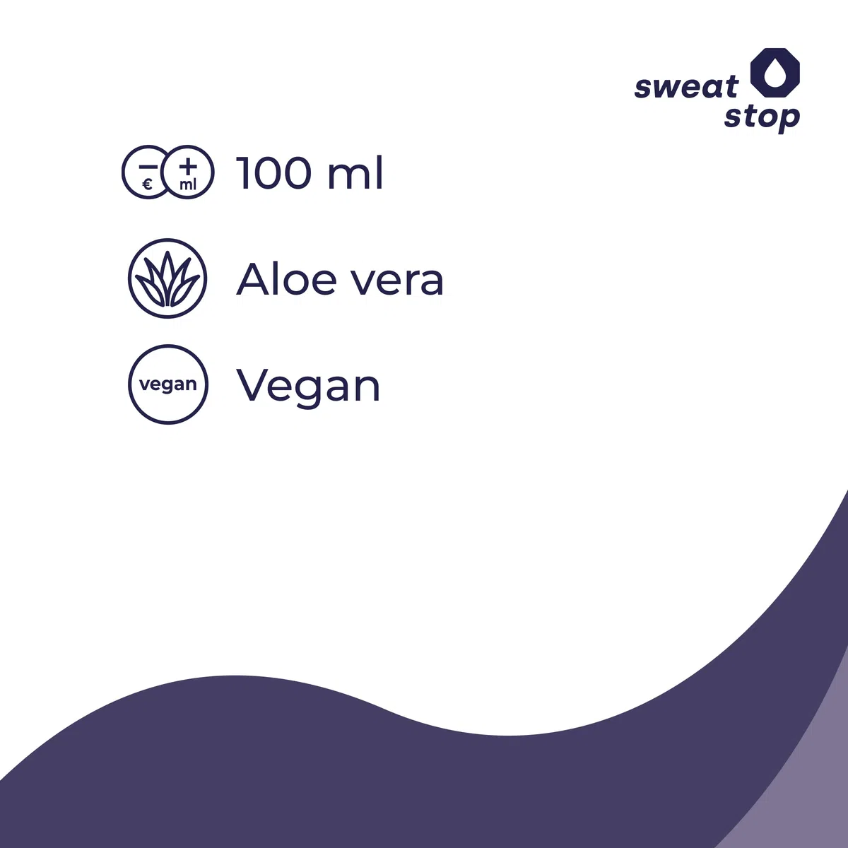 SweatStop Aloe Vera FORTE Antitraspirante Spray Ascelle 100ml contro sudorazione intensa - Anti sudore Antiperspirante Deo per Lui & Lei - 24-48h