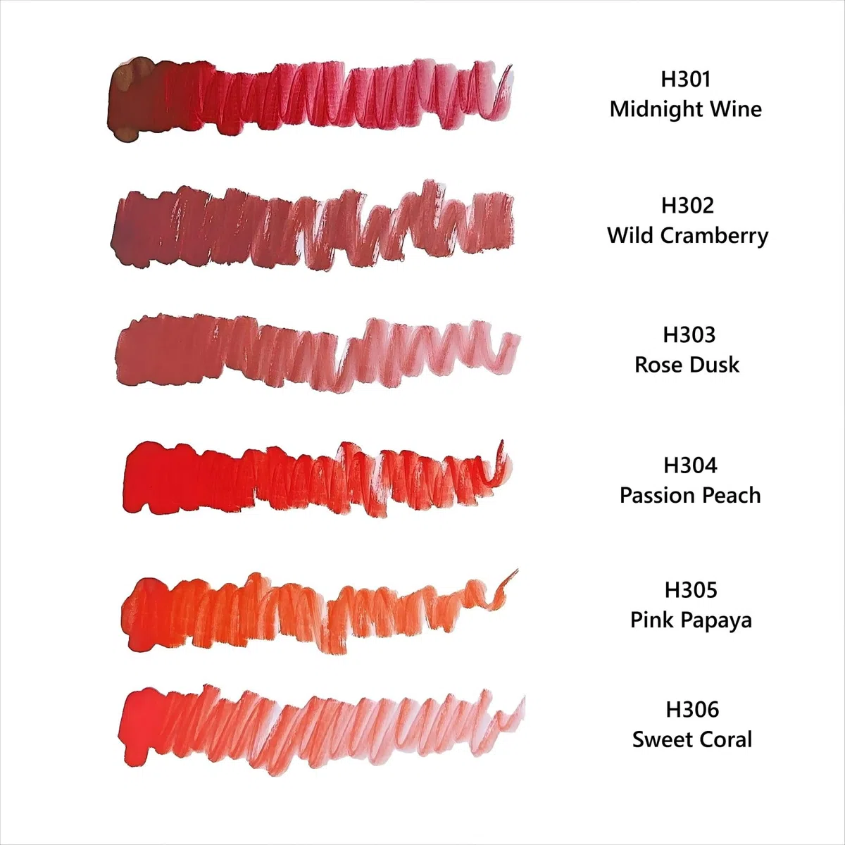 CHUSE PMU H303 - Pigmenti liquidi ibridi per labbra, 7 ml/0,23 once (H303 Rosa Crepuscolo)
