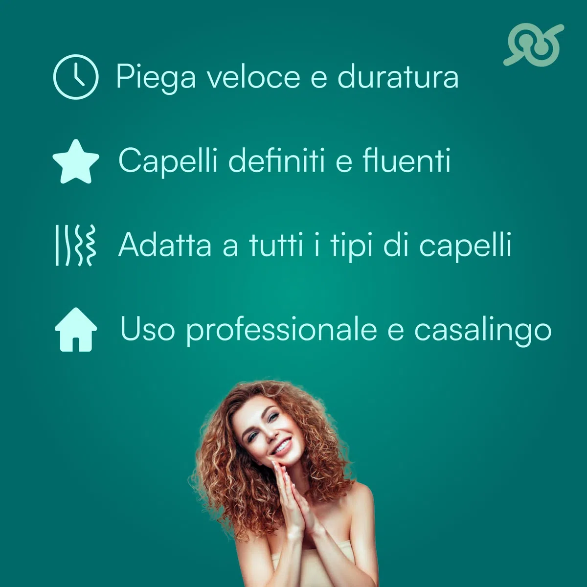 TEMPO DI SALDI Piastra Per Capelli Professionale a 3 Rami Arriccia Ondulatore Triferro A 3 Onde
