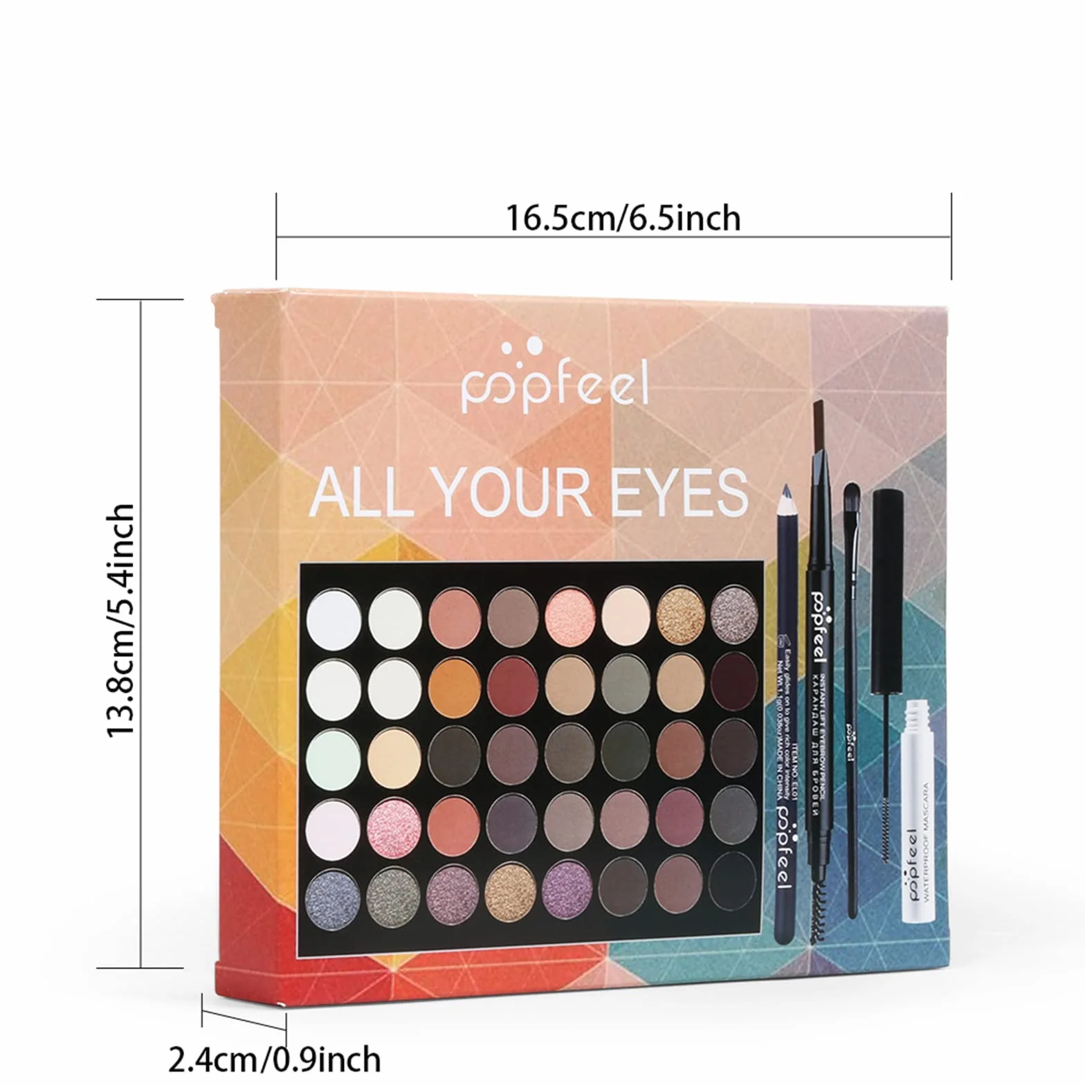 RoseFlower Trousse di Trucchi, Set Professionale Completo, Viaggio Cosmetics Tavolozza Kit per Trucco, Fard e Palette di Ombretti, Set Trucco Iniziale per Donna & Bambina #5