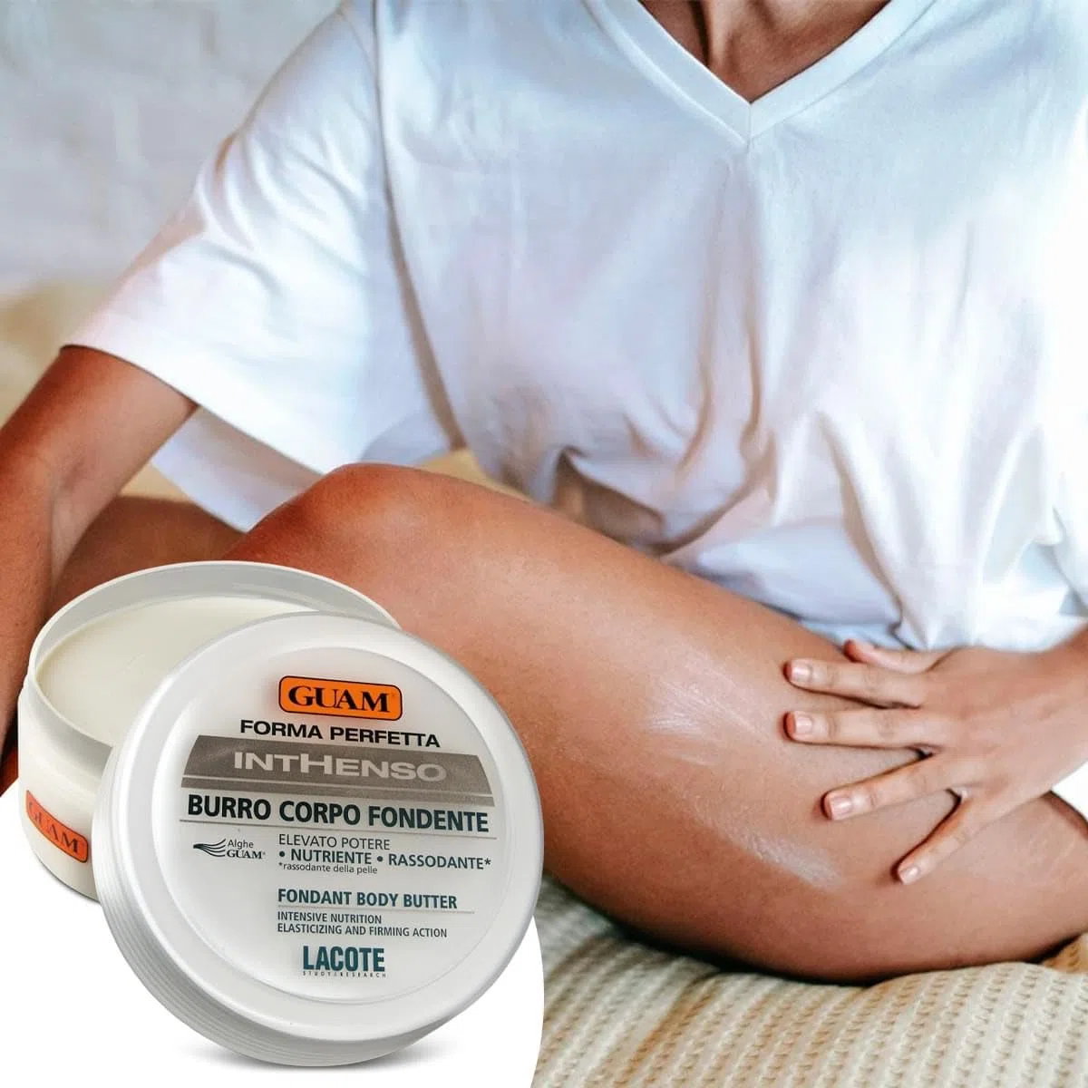 Guam Inthenso Burro Corpo Fondente 250 ml Nutriente Rassodant Fondant Body Butter
