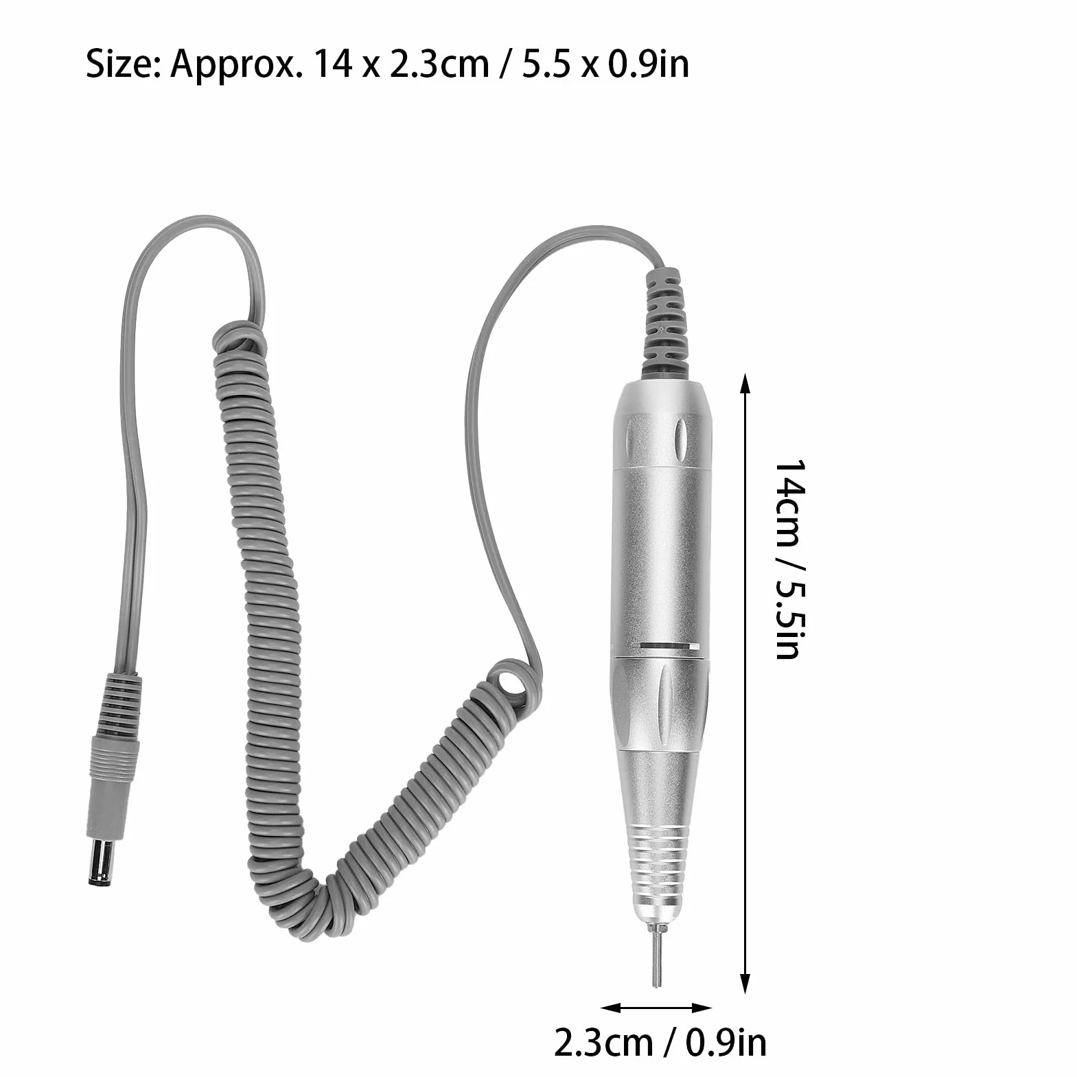 Manipolo Per Trapano Per Unghie, Impugnatura Per Trapano Per Unghie da 35000 Giri/min, Smerigliatrice Per Unghie Elettrica, Trapano Per Unghie Professionale, Impugnatura di Ricambio Per Smerigliatrice
