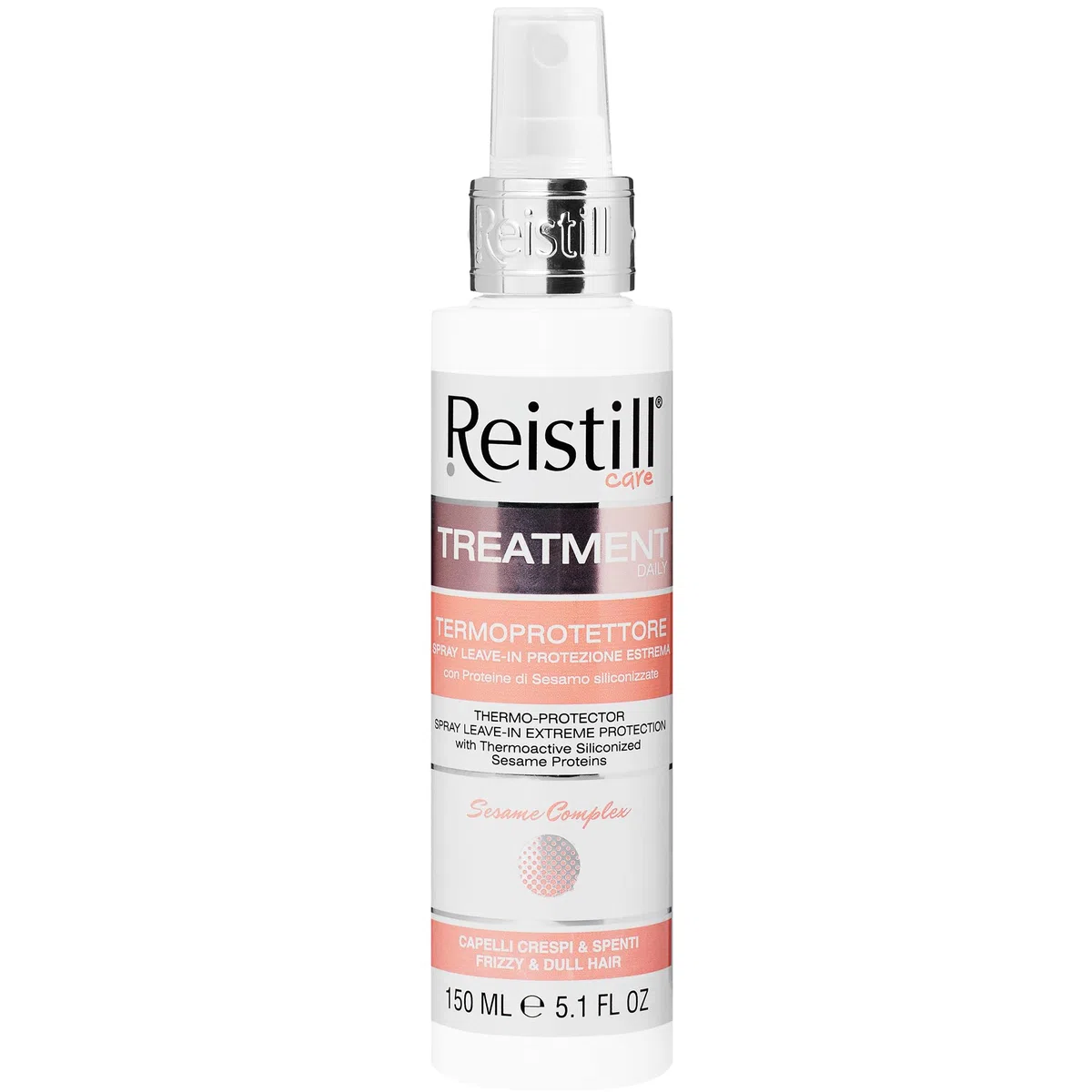 Spray Termoprotettore Capelli Leave-In, Protegge Dal Calore, Ammorbidisce e Nutre, per Tutti i Tipi Di Capelli, con Proteine Di Sesamo 150 ml