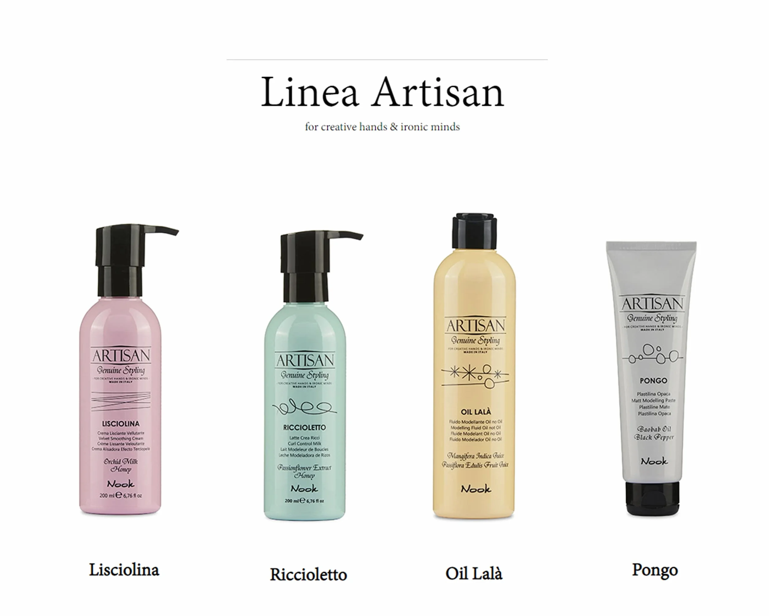 Nook Riccioletto 200ml | latte styling crea ricci