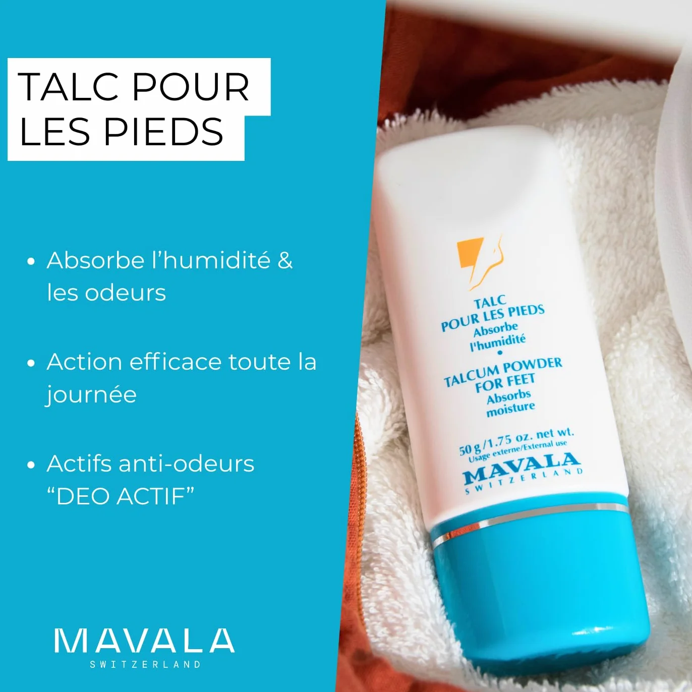 Mavala Talcum - Polvere per piedi