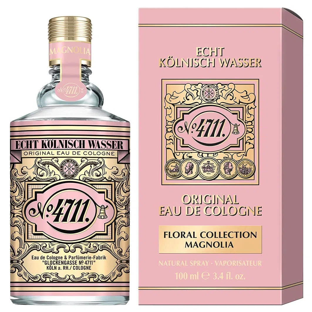 Floral Collection Magnolie 4711® | Eau de Cologne: graziosa - femminile - elegante | Natural Spray da 100 ml