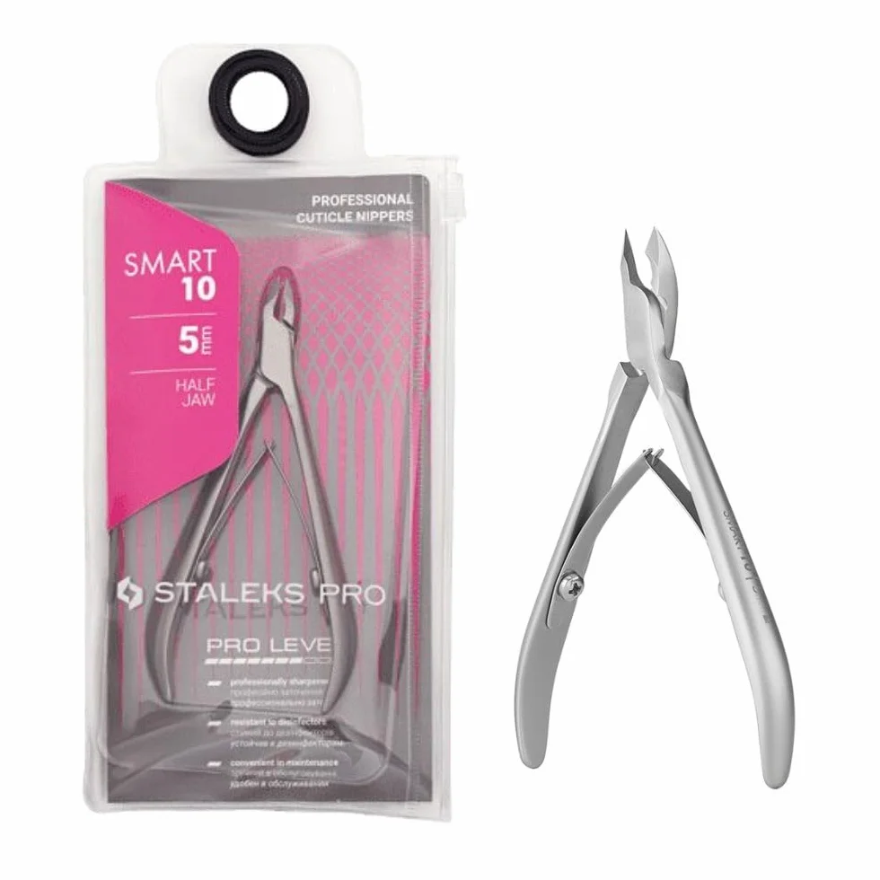 STALEKS PRO by Natury Nails Pinza professionale per cuticole 5 mm. Acciaio inossidabile. Smart 10-5