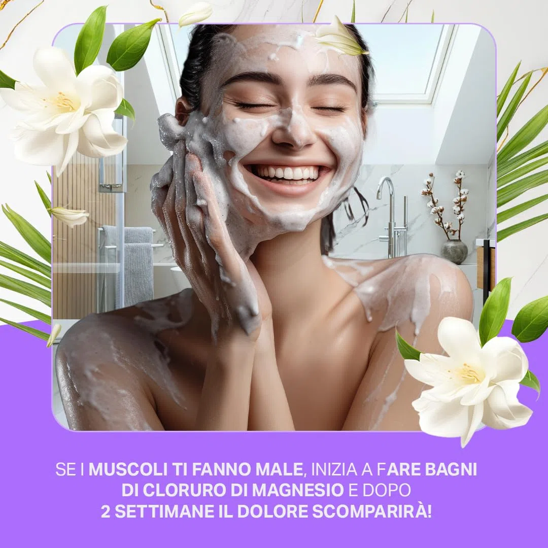 Cloruro di Magnesio Flakes 4kg I Magnesium Cloruro Puro in Fiocchi I Sale da Bagno Esaidratato I Magnesio in Polvere Naturale per Bagno e Benessere (4 kg (1er Pack))
