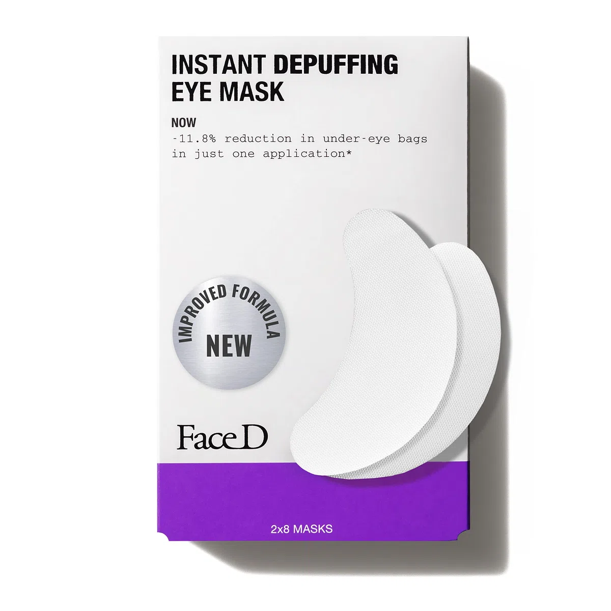 Face D - Depuffing Eye Mask, 5 Paia, Maschera Occhi Defaticante Patch in Idrogel, Azione Anti-Borse Immediata