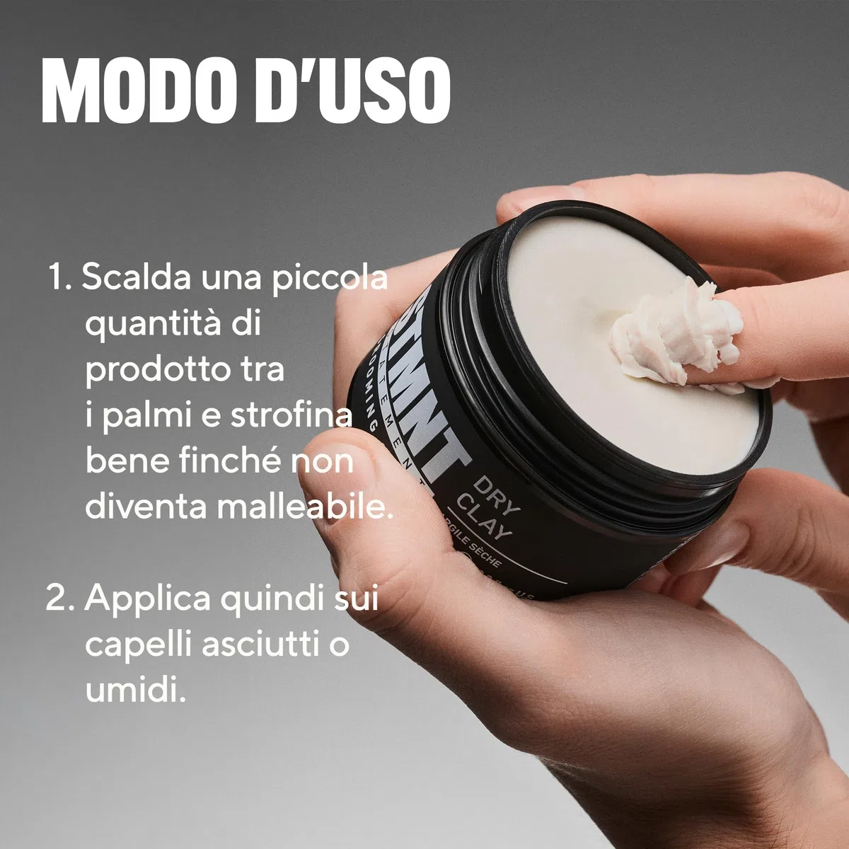 STMNT Grooming Goods Dry Clay | Extra Matte Finish | Super Strong Control | Easy to Wash Out 100ml