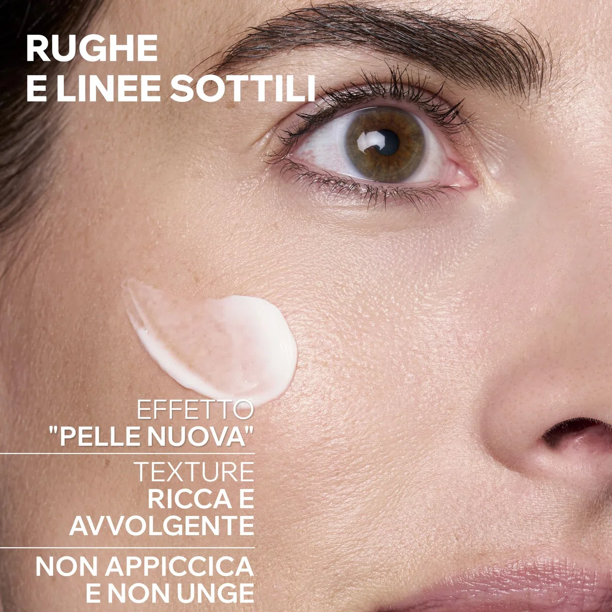 Uriage Age Lift Peel crema notte trattamento viso anti-età con 3,6% AHA e acido ialuronico - Leviga, rimpolpa e rassoda la pelle - Texture ricca e cremosa - Adatto a pelle sensibile - 50ml