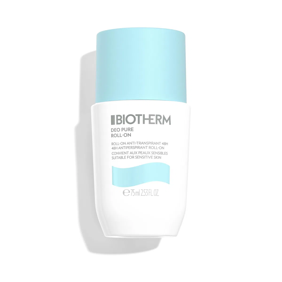 BIOTHERM Deo Pure, Deodorante Antitraspirante, Per Tutti i Tipi di Pelle, Sensazione di Morbidezza e Freschezza Dopo l'Uso, Con Complesso Minerale Attivo, Non Appiccica