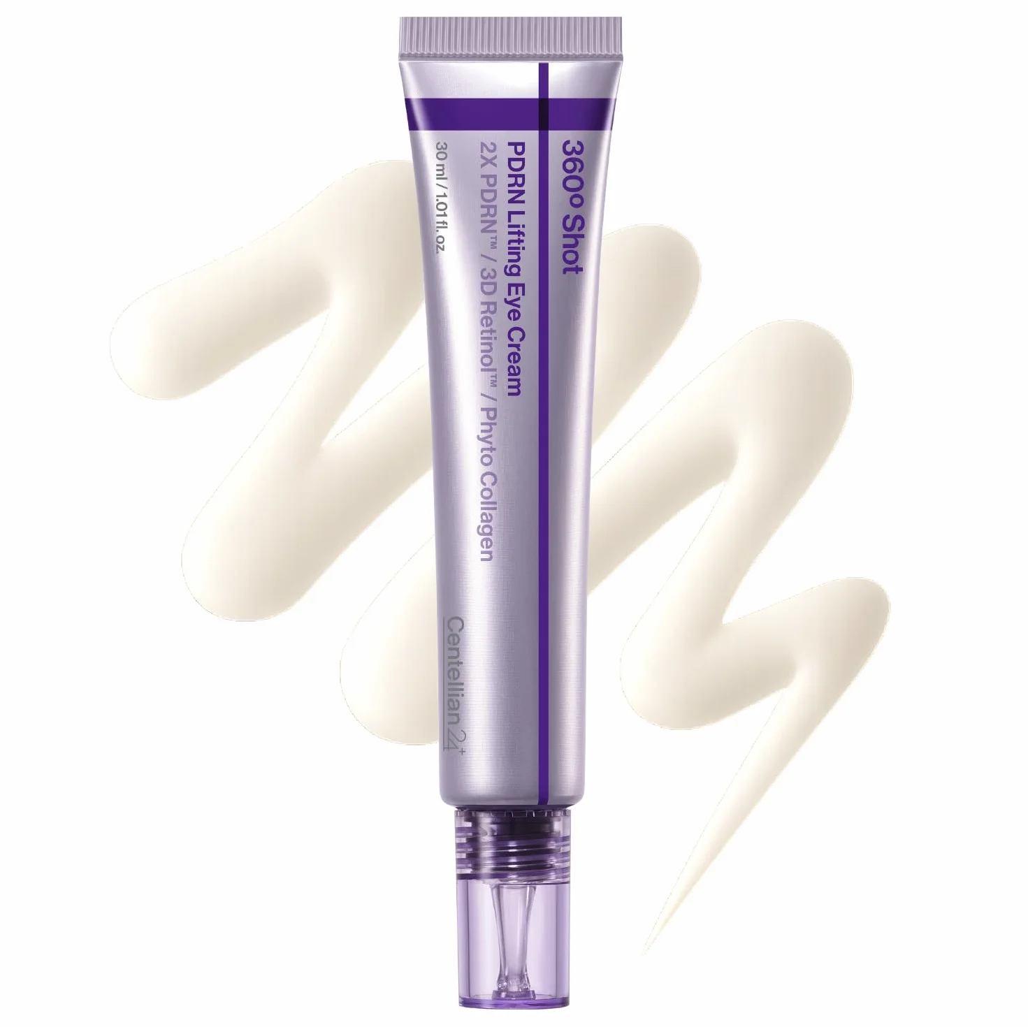 Centellian24 360 Shot PDRN Crema contorno occhi rassodante 30 ml – Crema contorno occhi al retinolo anti-età per occhi cadenti, levigante delle rughe, cura rassodante e idratante per borse sotto gli
