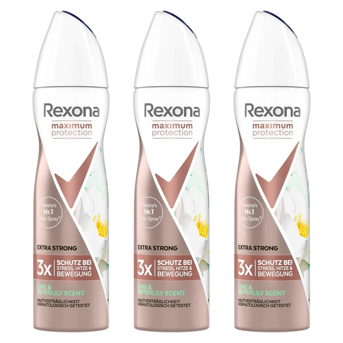 Rexona Maximum Protection Extra Strong Lime & Waterlily Scent Deo da 150 ml