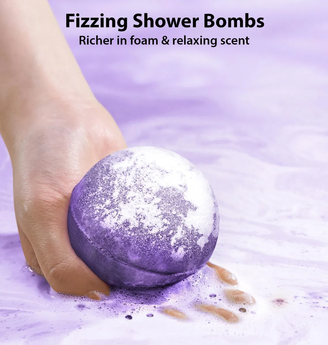 Organic 300mg Arnica Montana Oil Bath Bombs Gift Set Lavender Bergamot Essential Oils for Men & Women Anxiety Stress Relaxing Bath Bomb Set Bubble Bath Shower Fizzies Birthday Christmas Spa Gifts