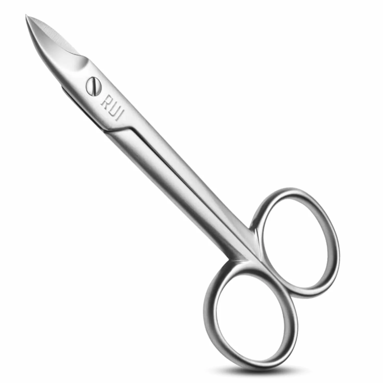 Rui Smiths Forbici professionali per unghie | Taglierina per pedicure in acciaio inox con bordi di taglio micro-seghettati, antiscivolo e manici lunghi per unghie dure | Made in Solingen, Germania