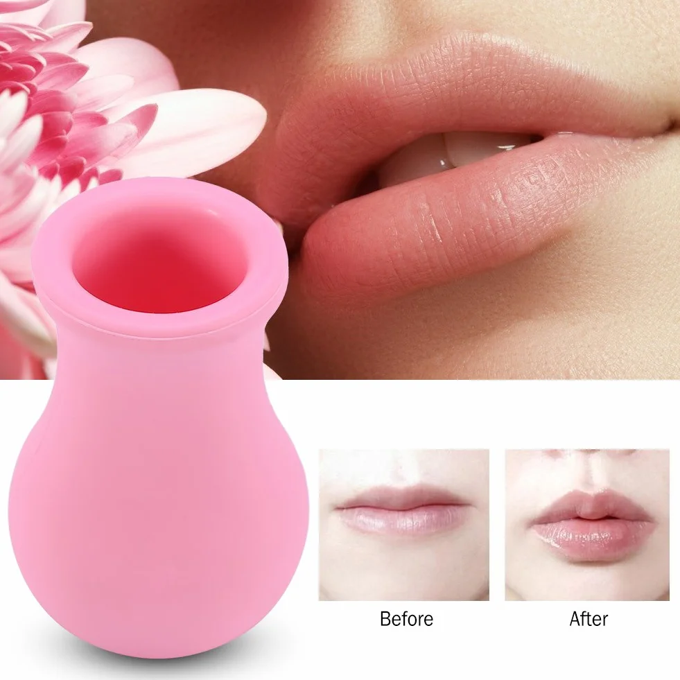 Pompetta Labbra, Lip Plumper Volumizzante Labbra Strumento Plumper Lip Enhancer, Ventosa Plumper Lip Plumper in Silicone, Dispositivo per Miglioramento Labbra per Ingrandire Labbra