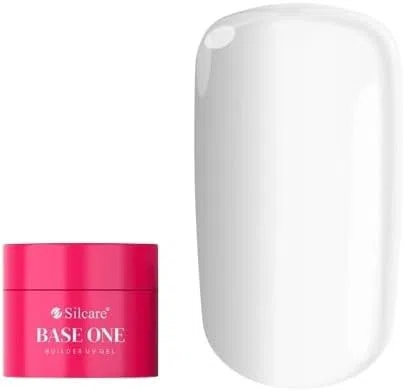 Silcare - 100G GRANDE FORMATO - Gel Uv monofasico CLEAR Trasparente per ricostruzione unghie, autolivellante facile da stendere, non brucia.