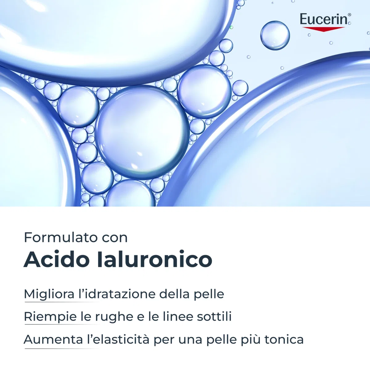 Eucerin Hyaluron-Filler Booster Idratante 30 ml, Siero idratante viso ultra leggero e rinfrescante, Siero viso Acido Ialuronico e Glicerina, Formula in gel-crema per tutti i tipi di pelle