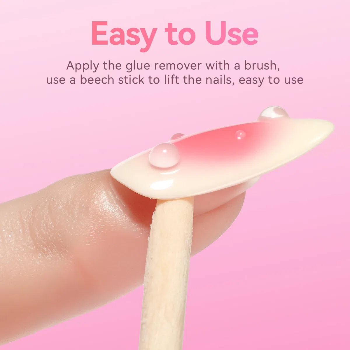 Makartt Nail Glue Remover für Nagelspitzen,50ml Nagelkleber Entferner für Press on Nails False Nails