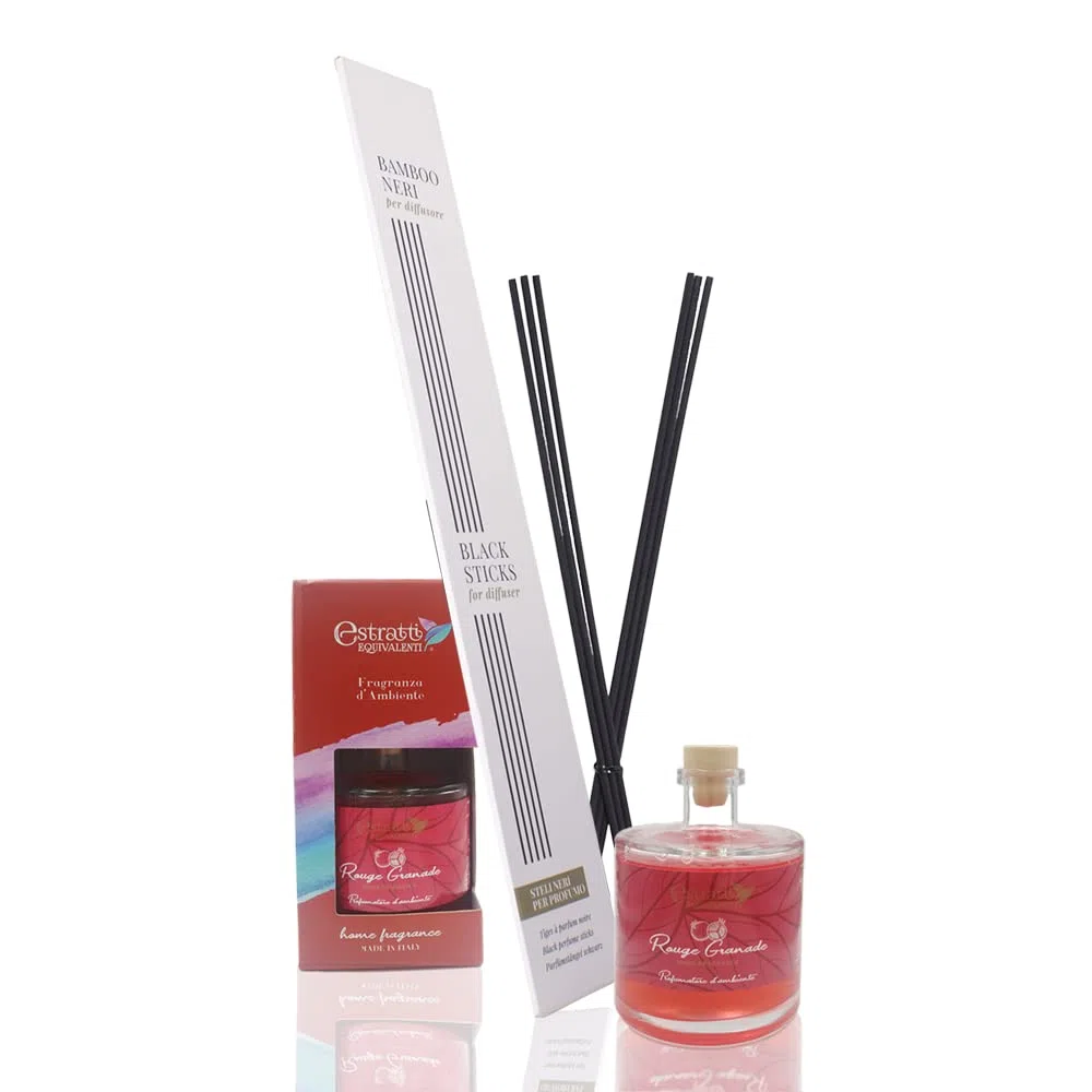 luxurya parfum Estratti Equivalenti Profumo Ambiente con Bastoncini Rouge Granade 500ml