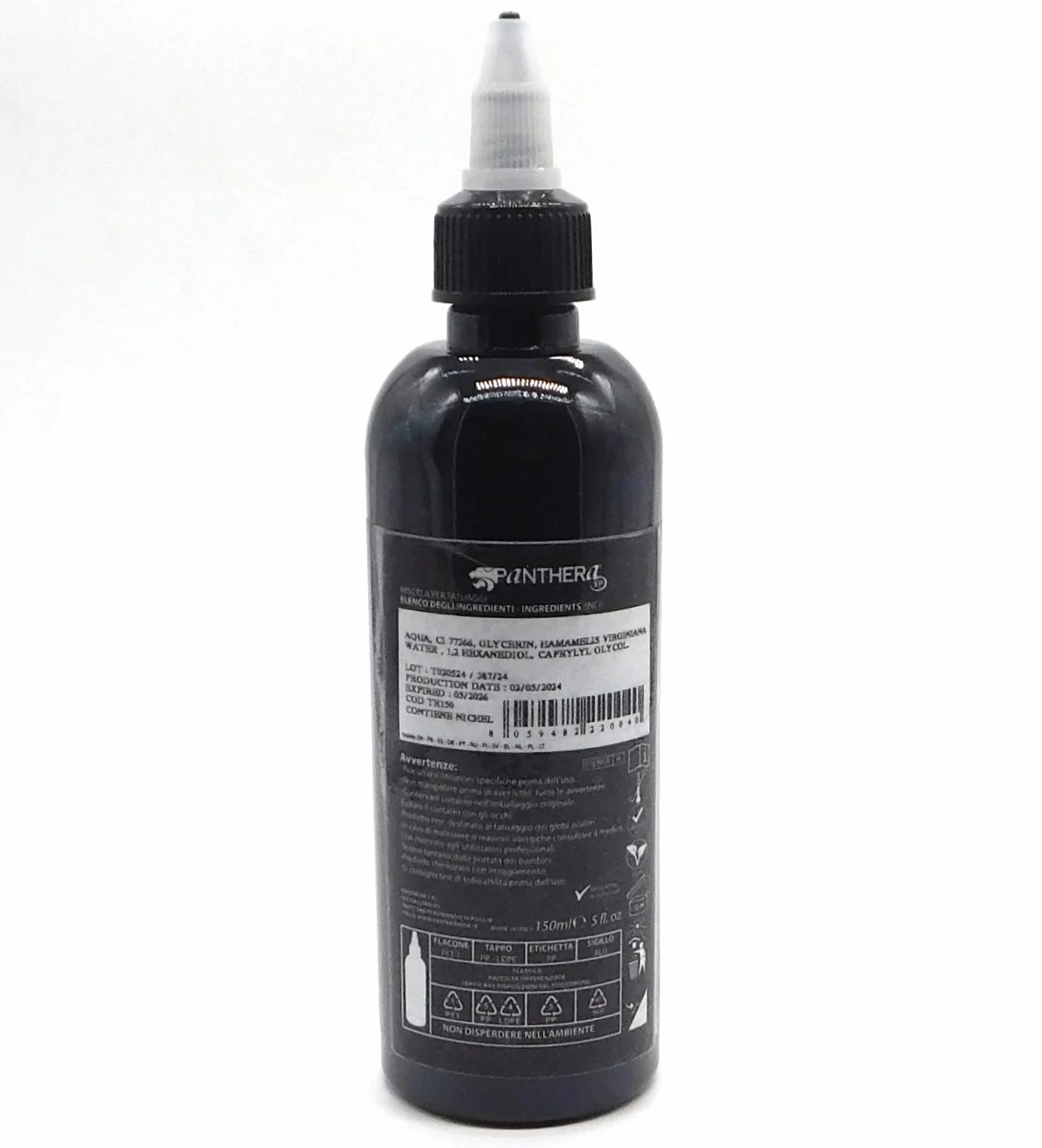 Panthera Black Ink Tribal 150ml inchiostro per tatuaggi - tattoo ink Reach conform