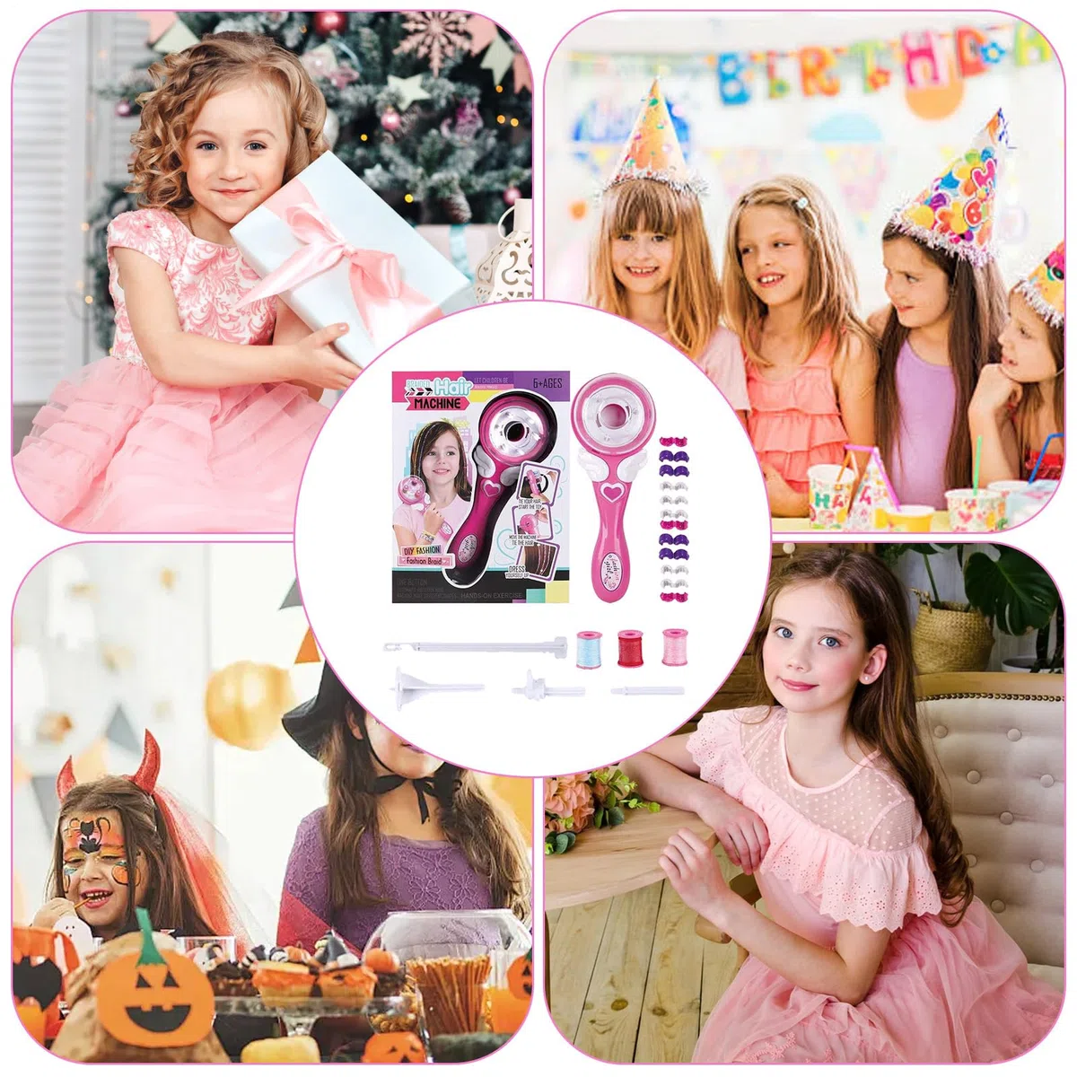 Macchina per intrecciare i capelli - Kit di intrecciatura automatica per capelli, intrecciatura automatica per capelli, macchina per torsione dei capelli per bambini | Macchina per intrecciare