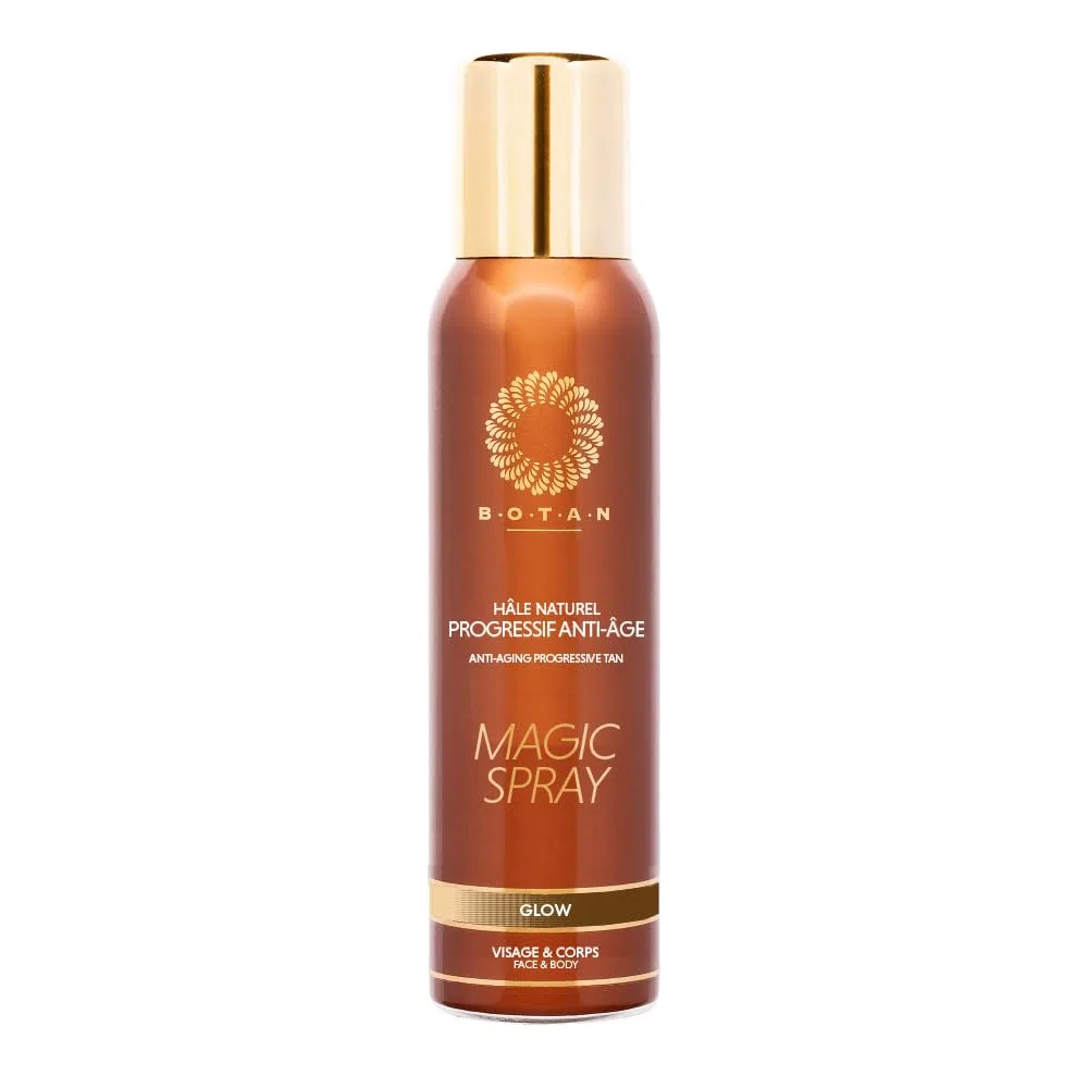 BOTAN Cosmetics - Spray Autoabbronzante Progressivo Anti-età 125 mL - Abbronzatura Naturale e Satinata - Vegano e Senza Alcol