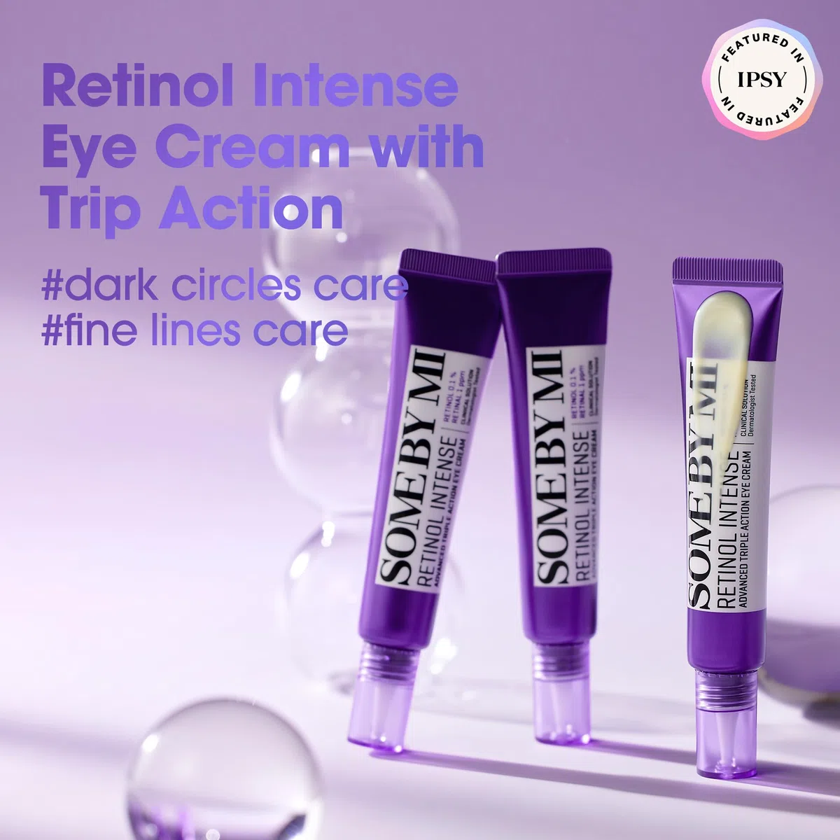 SOME BY MI Retinol Intense Advanced Triple Action Eye Cream – 30 ml – Crema per gli occhi al retinolo coreano contro l'invecchiamento cutaneo e le linee sottili – Illumina le occhiaie scure e