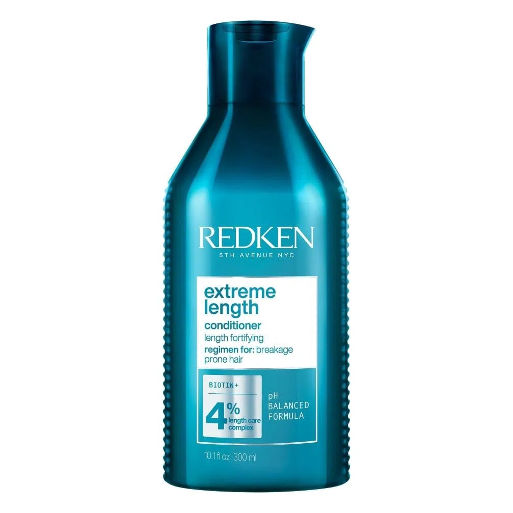 Redken | Balsamo professionale Extreme Length, Fortificante per capelli danneggiati, 300 ml