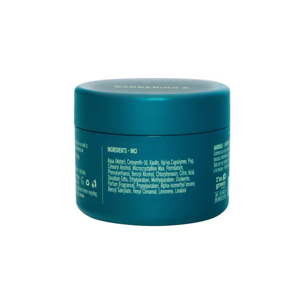 Barberino's Cera per Capelli a Tenuta Extra Forte - Strong Clay - Styling Duraturo con Finitura Opaca - 100ml