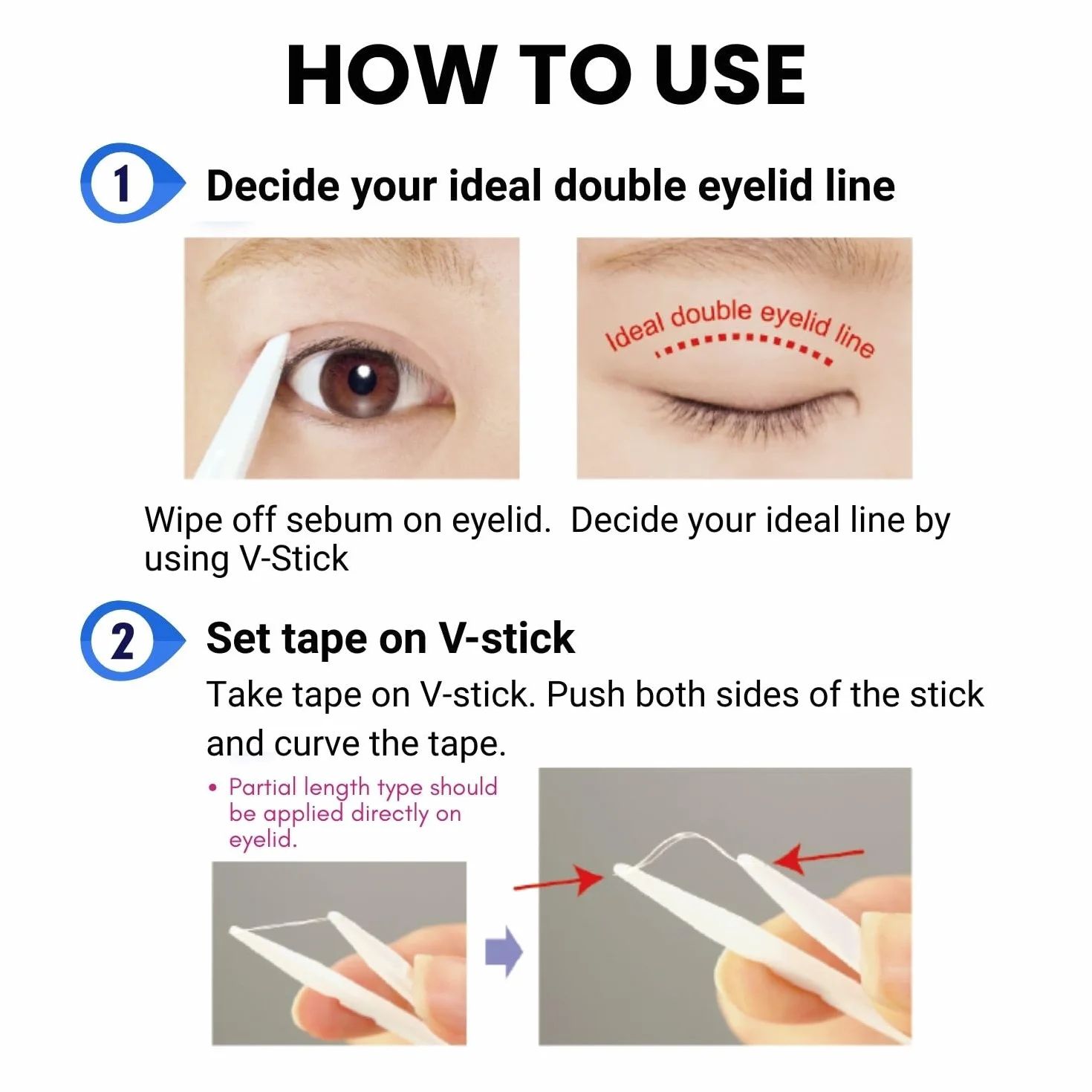 D.U.P Wonder Eyelid Tape Extra - 120 pcs
