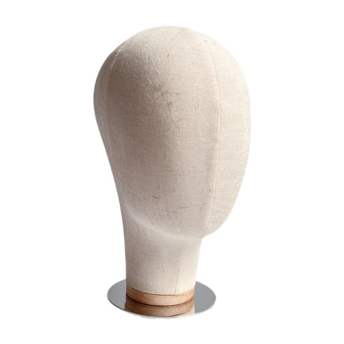 Fenteer Espositore per cappelli per parrucca, supporto per cappelli multifunzionale, testa di manichino per accessorio da barbiere, robusto, Fondo d'Argento
