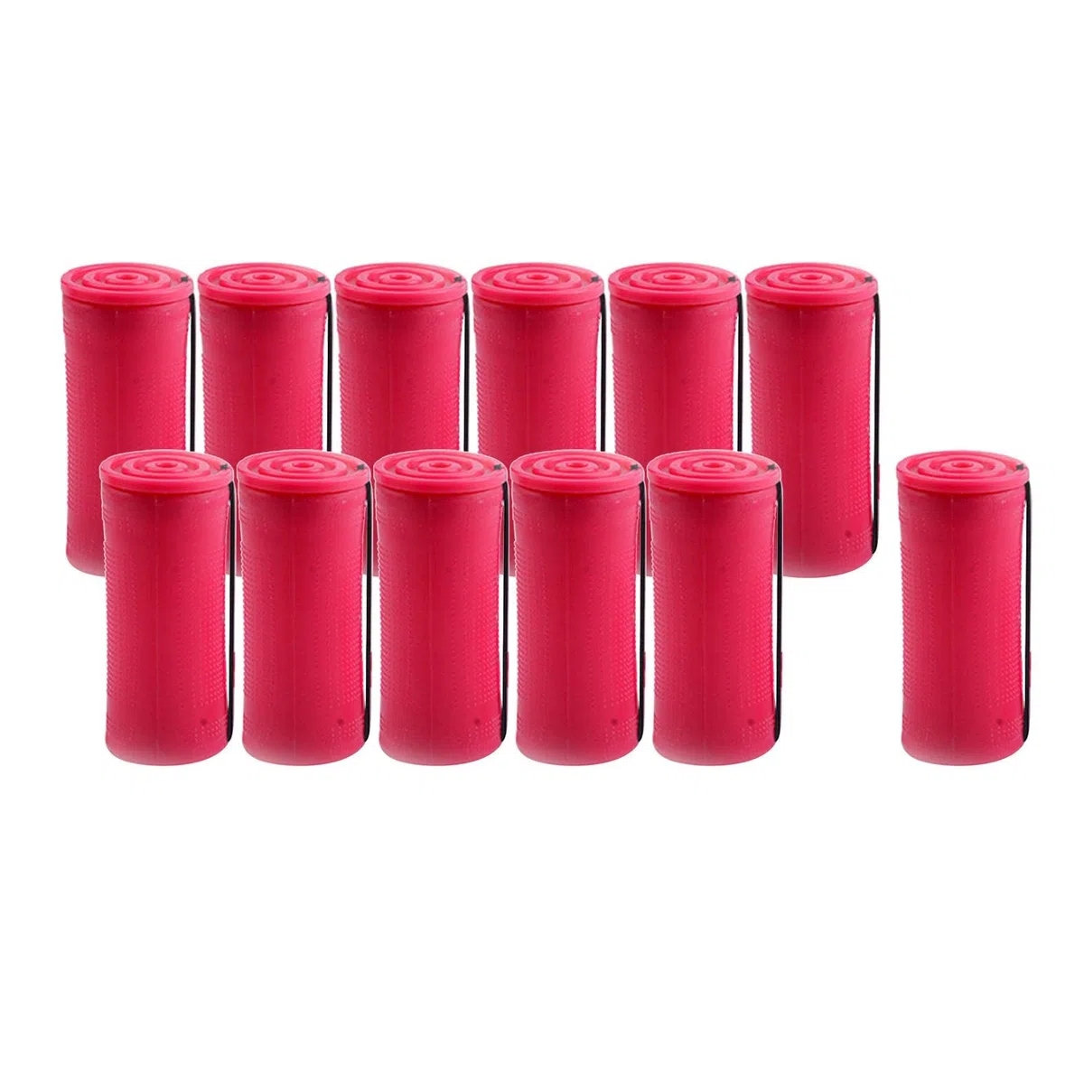 Perm Rods Capelli Ricci Senza Calore Lungo Short Hair y Wavy Rod Perm Bigodini Kit, 12 pezzi 3,5 cm