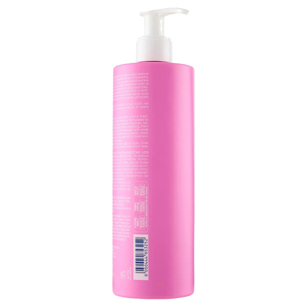 Rilastil Hydrafusion Gel Crema, Texture Fresca e Ultraleggera, Trattamento Cellulite, Profumo Pepe e Rosa, Confusione da 400ml