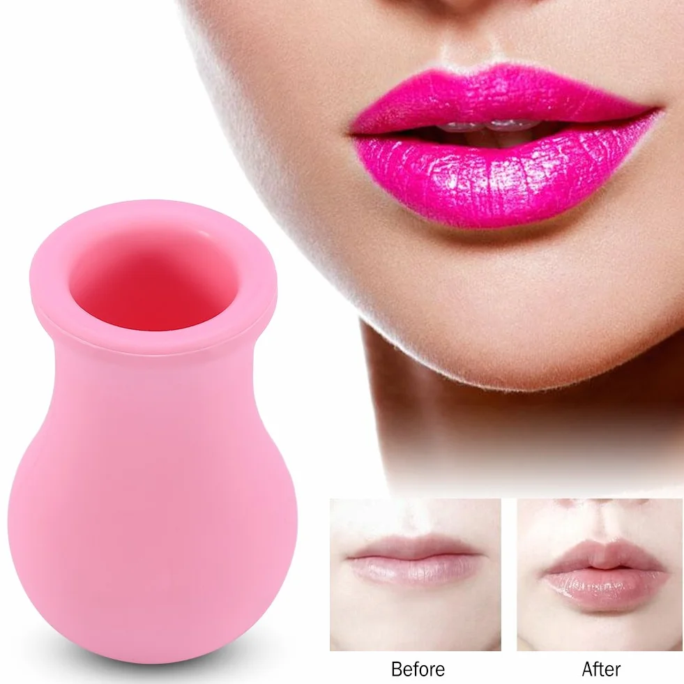 Pompetta Labbra, Lip Plumper Volumizzante Labbra Strumento Plumper Lip Enhancer, Ventosa Plumper Lip Plumper in Silicone, Dispositivo per Miglioramento Labbra per Ingrandire Labbra