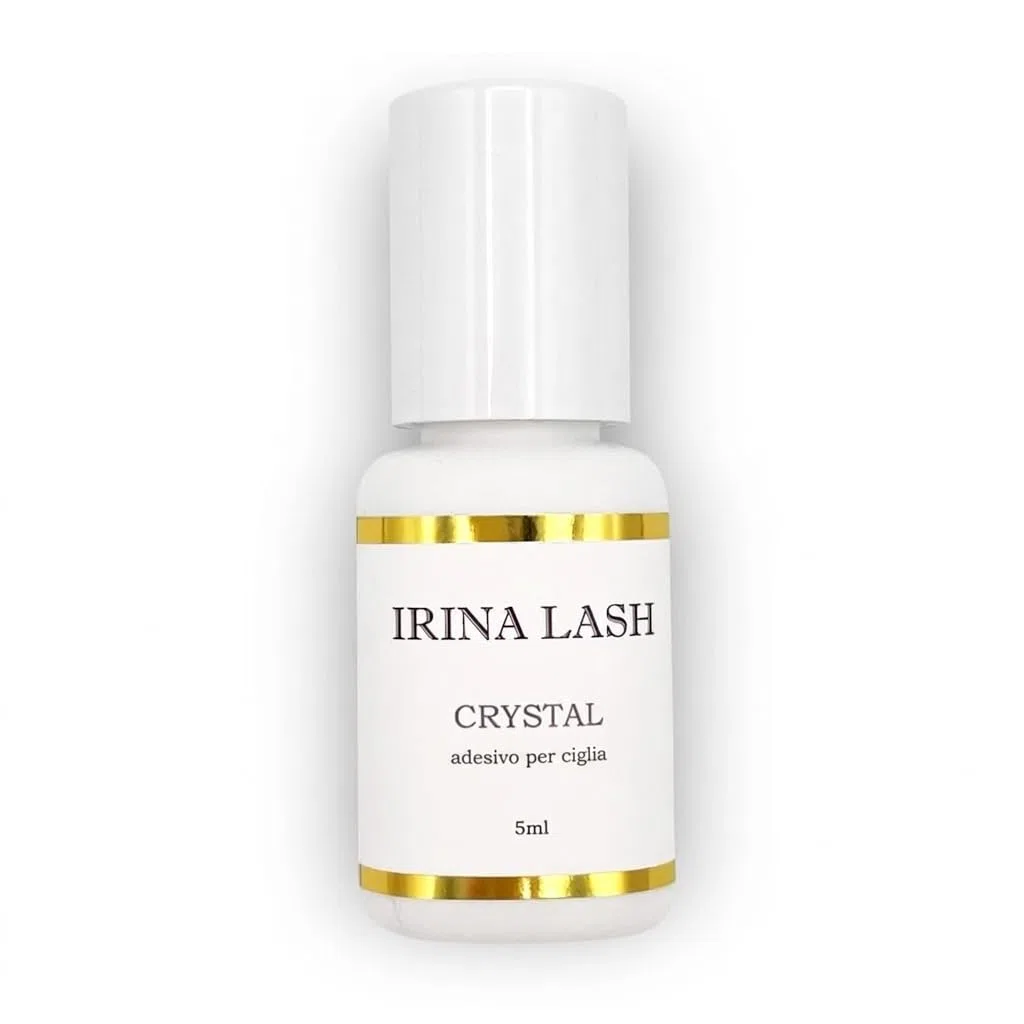 Colla per ciglia Extension, Volume Crystal, Registrazione sanitaria, Asciugatura rapida in 1 secondo, incollatura in 7 sec, 5 ml nero per extension - Irina Lash
