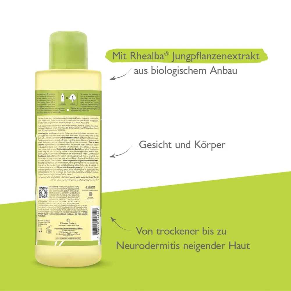A-Derma Exomega Aceite Ducha 500Ml