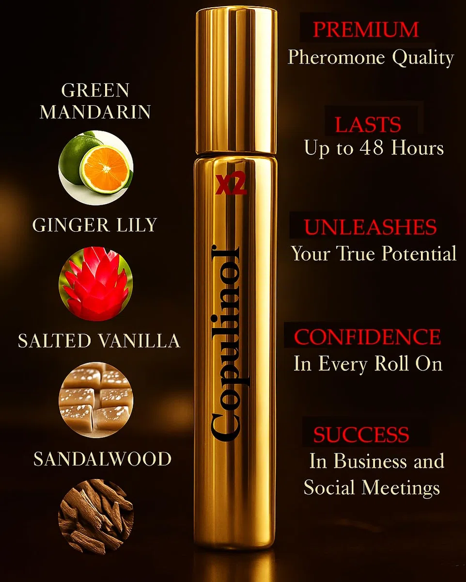 COPULINOL X2 100% Feromone per Donna - Feromone Extra Forte - Profumo per Donna con Profumo di Lunga Durata - Formato da Viaggio - 8ml