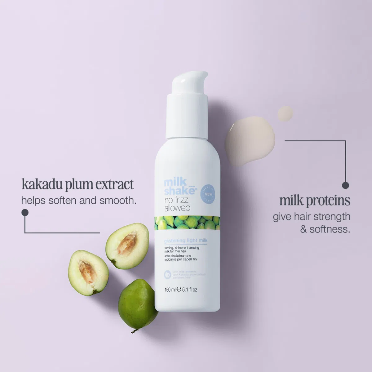 milk_shake | NO FRIZZ Allowed Glistening Light Milk 150ML