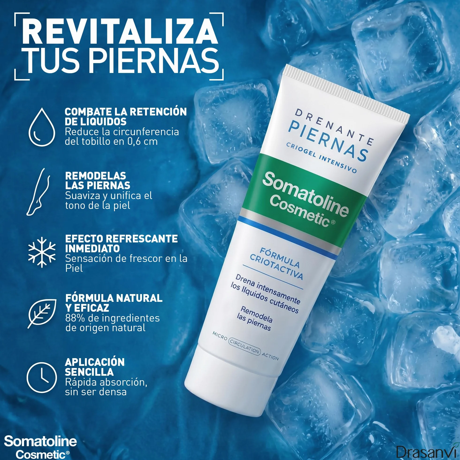 Somatoline - Snellente Drenante Gambe, 200 ml