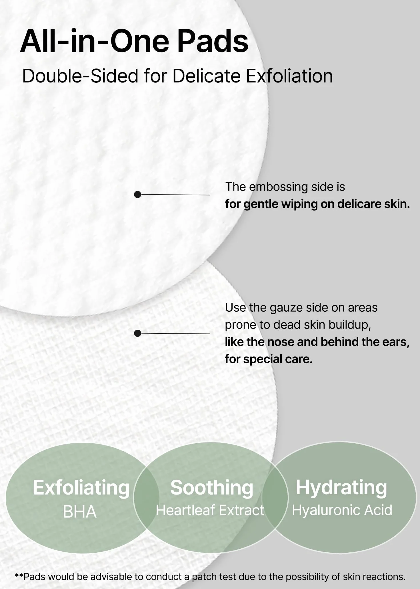 celimax Gae Heartleaf Bha Peeling Pad Con Estratto Di Heartleaf, Dischetti Esfolianti E Tonificanti, Peeling Per Il Viso, Idratanti, Per Pelle Problematica E Sfoghi Cutanei (60 Dischetti)