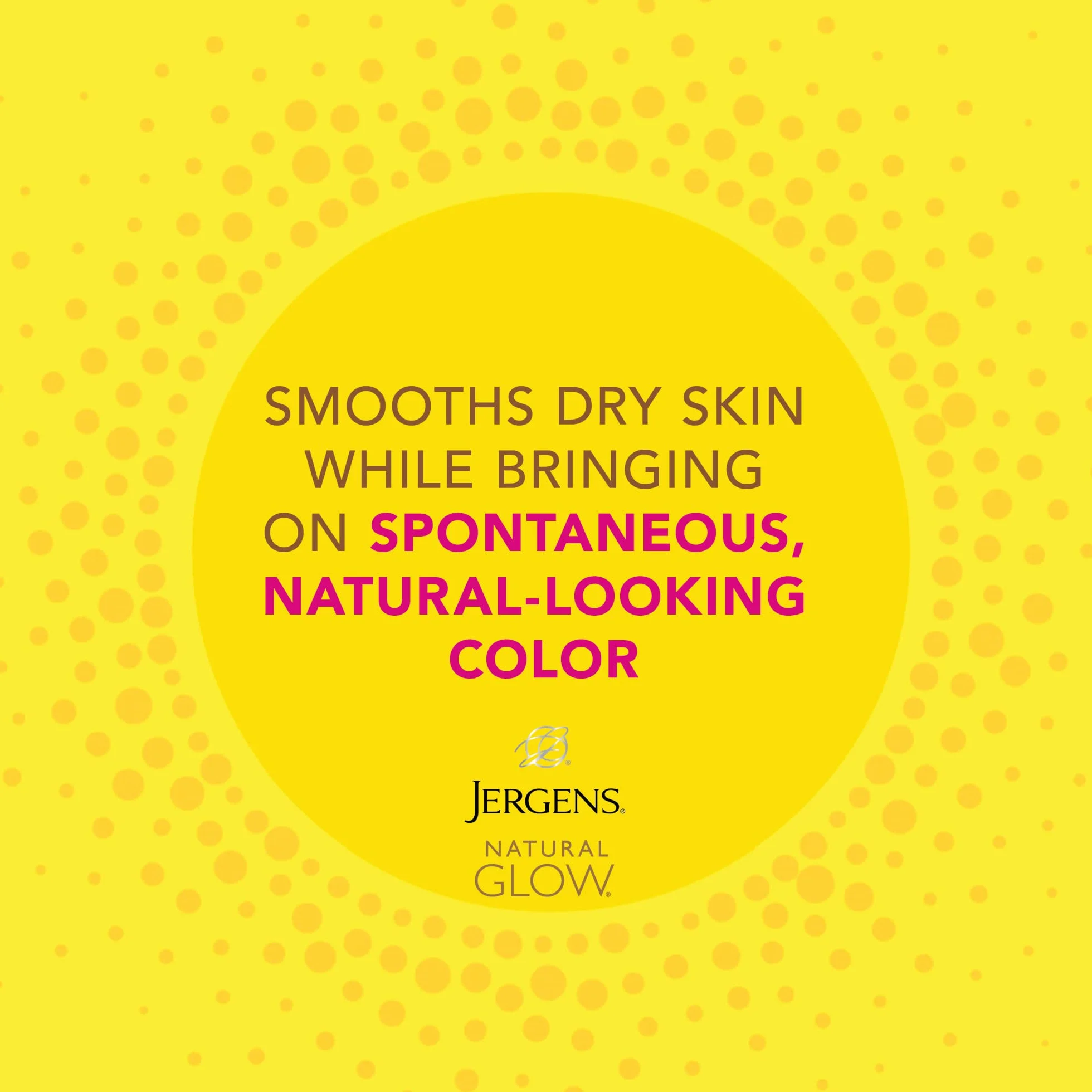 Jergens Natural Glow Instant Sun Idratante + Bronzer | Tono Scuro | 6 once