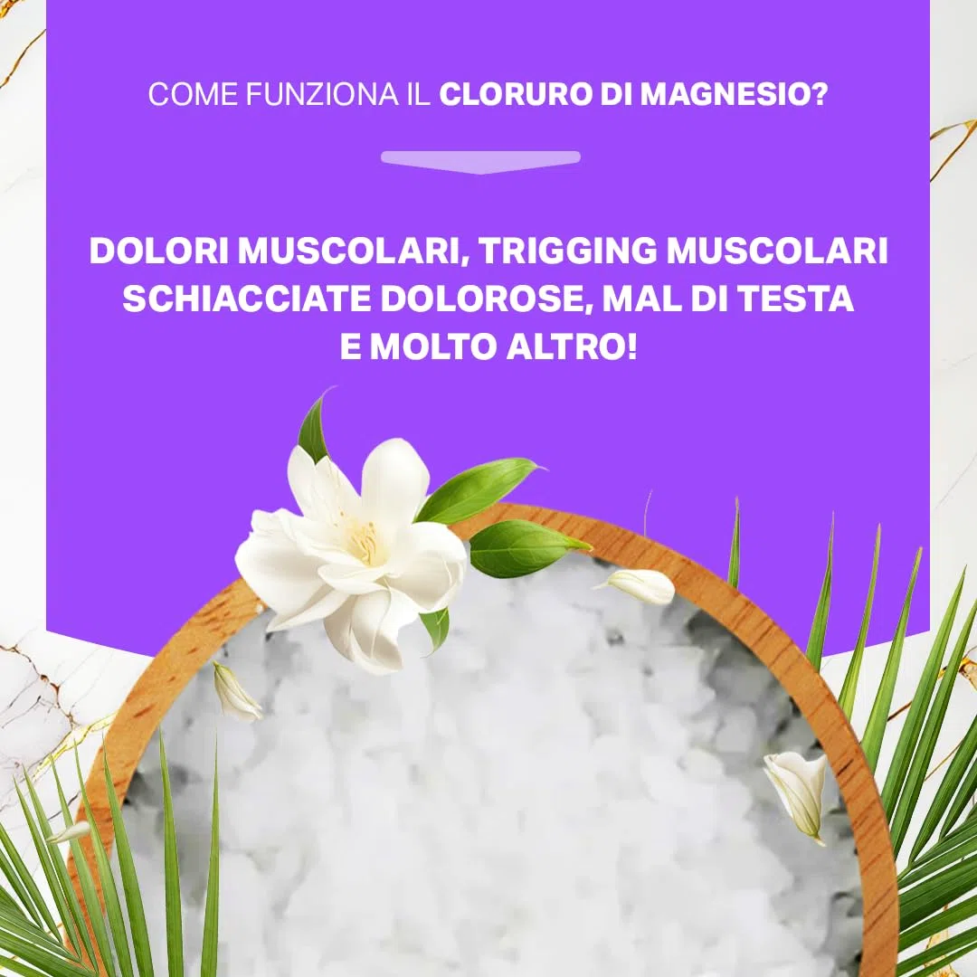 Cloruro di Magnesio Flakes 4kg I Magnesium Cloruro Puro in Fiocchi I Sale da Bagno Esaidratato I Magnesio in Polvere Naturale per Bagno e Benessere (4 kg (1er Pack))