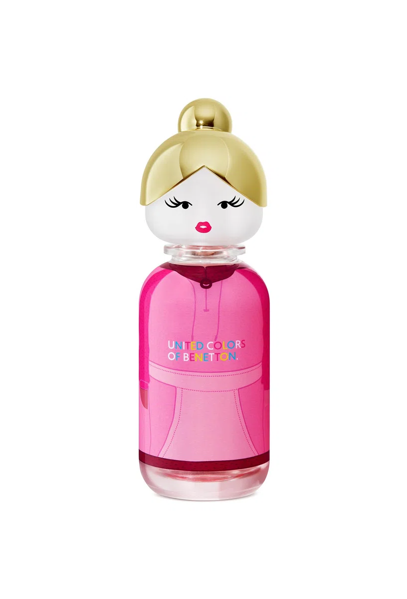 United Colors of Benetton, Sisterland Pink Raspberry, Spray per Donne, Fragranza Floreale con Cedro, Lampone, Neroli, Fiori d'Arancio, Sandalo e Muschio - 80 ml