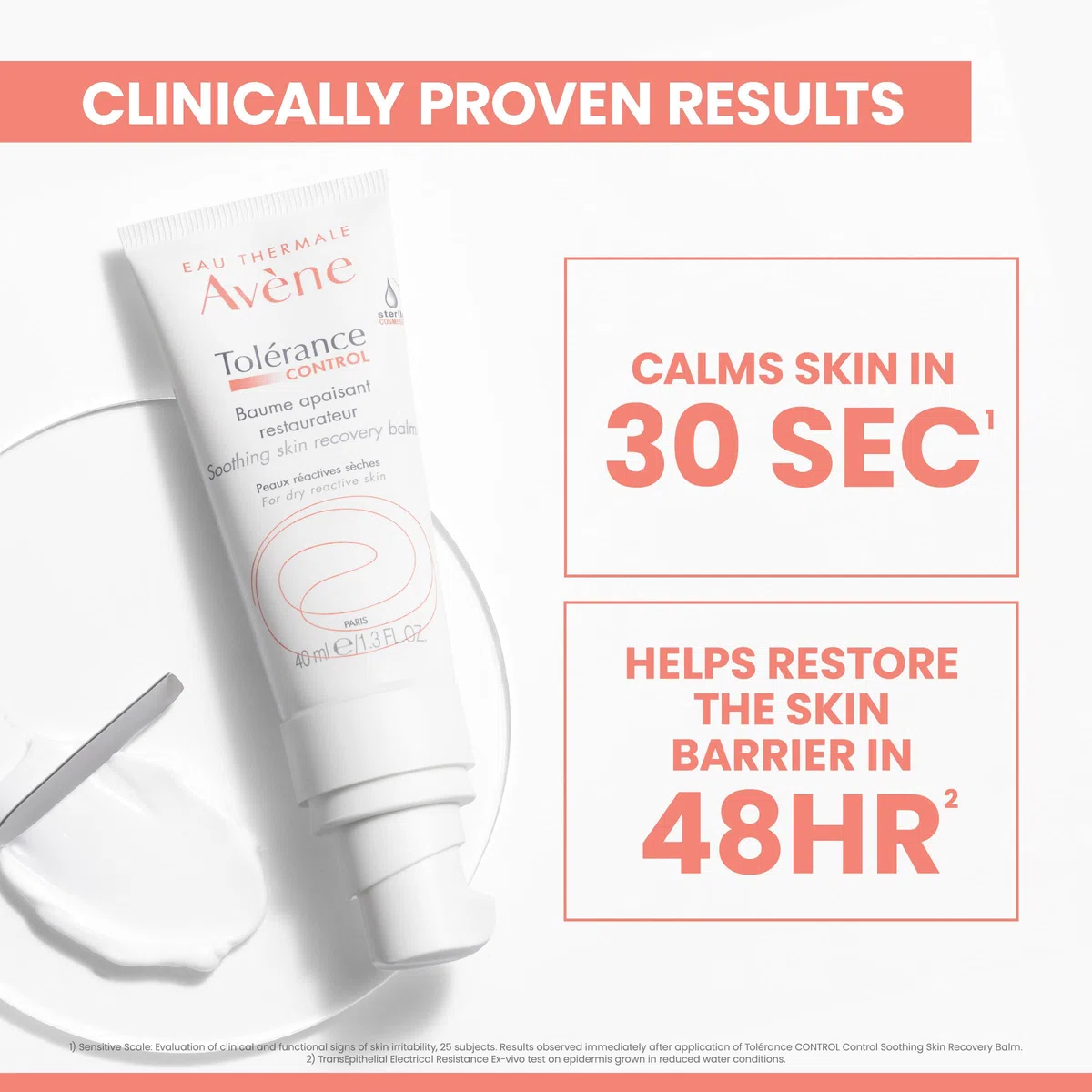 AVENE Tolerance Control Balsam, 40 ml Balsamo