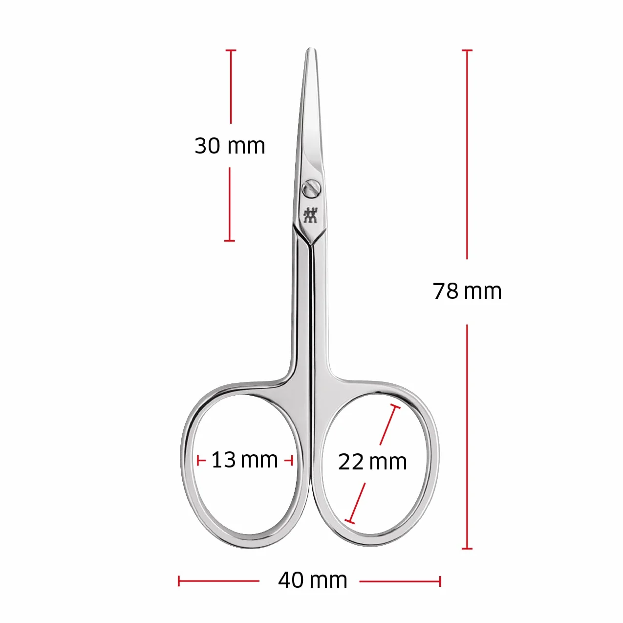 ZWILLING Forbici per unghie di bambini e neonati (con bordo di taglio curvo per unghie di piedi e dita, sicure da usare), lucide, 85 mm