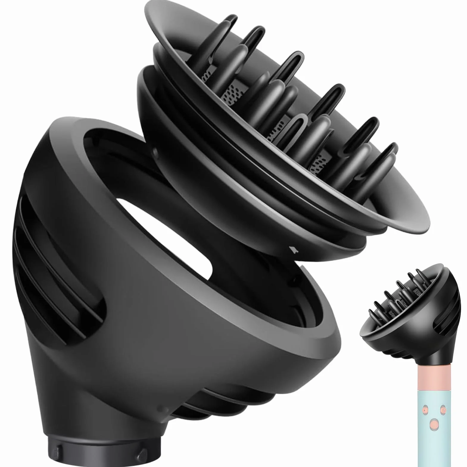 Diffusore Wave+Curl per Dyson Airwrap HS01 HS05 HS08, Diffusore capelli ricci per Dyson Airwrap accessori, Conversione per Dyson Airwrap Styler in Asciugacapelli