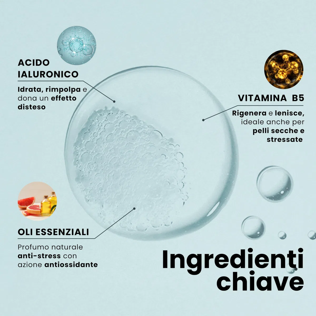 AQUA 2.0 | Acqua Micellare Densa | Struccante e Detergente | Rimuove il Trucco Delicatamente | Arricchita con Acido Ialuronico e Vitamina B5 | Adatta alle Pelli Sensibili