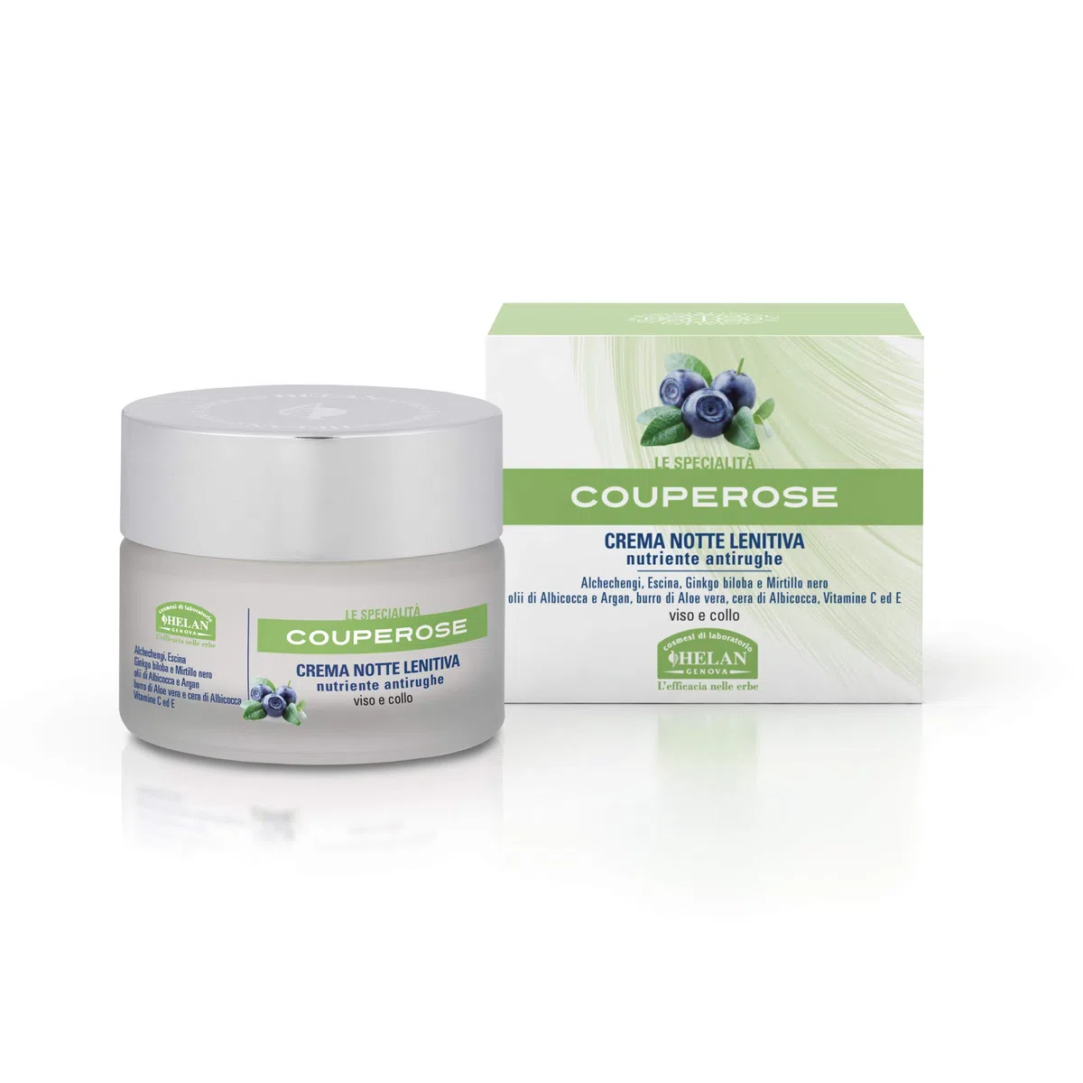 Helan - COUPEROSE Crema Notte Lenitiva Nutriente Antirughe 50 mL
